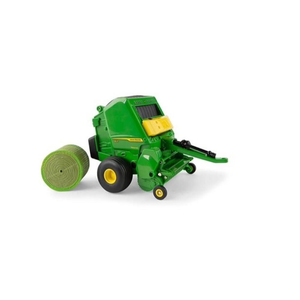 John Deer 1/32 561R Round Baler with Bale 1/32 Die-cast metal replica 3+